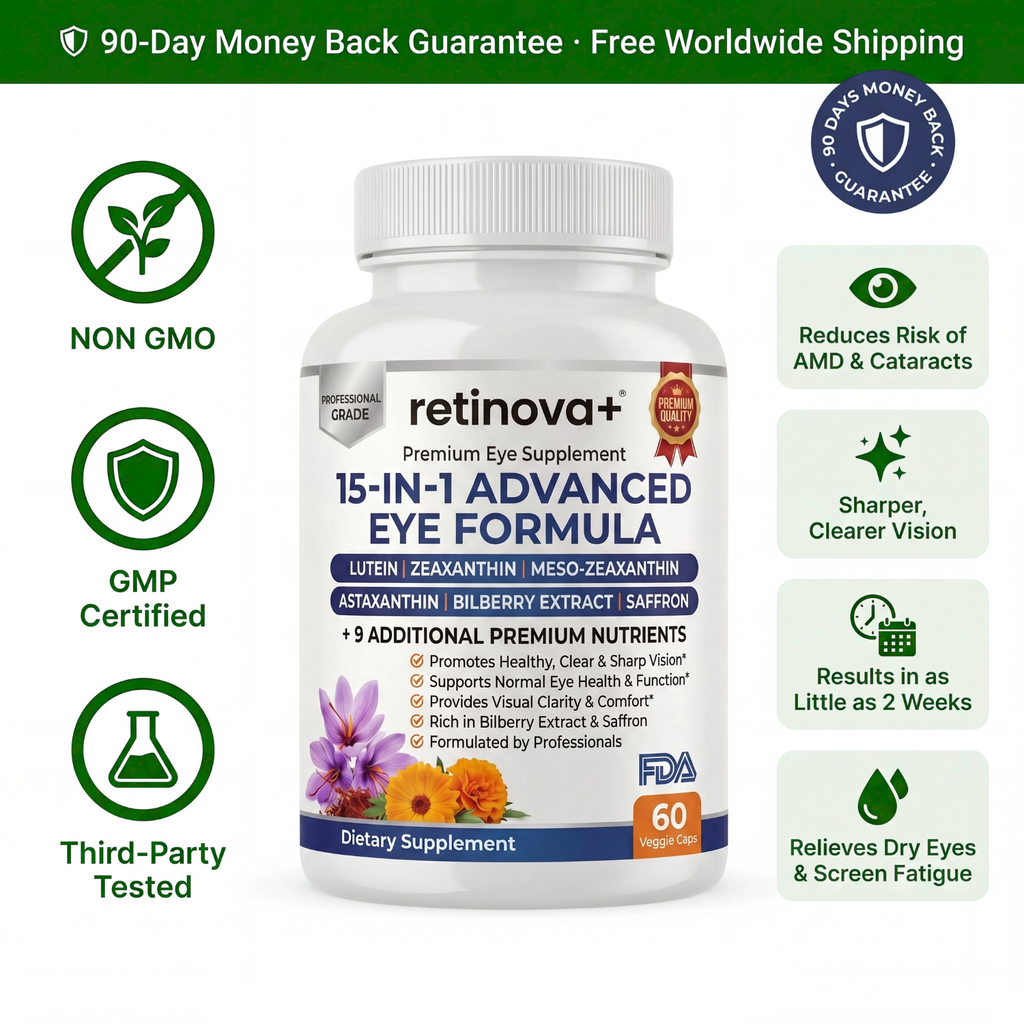 Retinova+ 15-in-1 Advanced Eye Formula