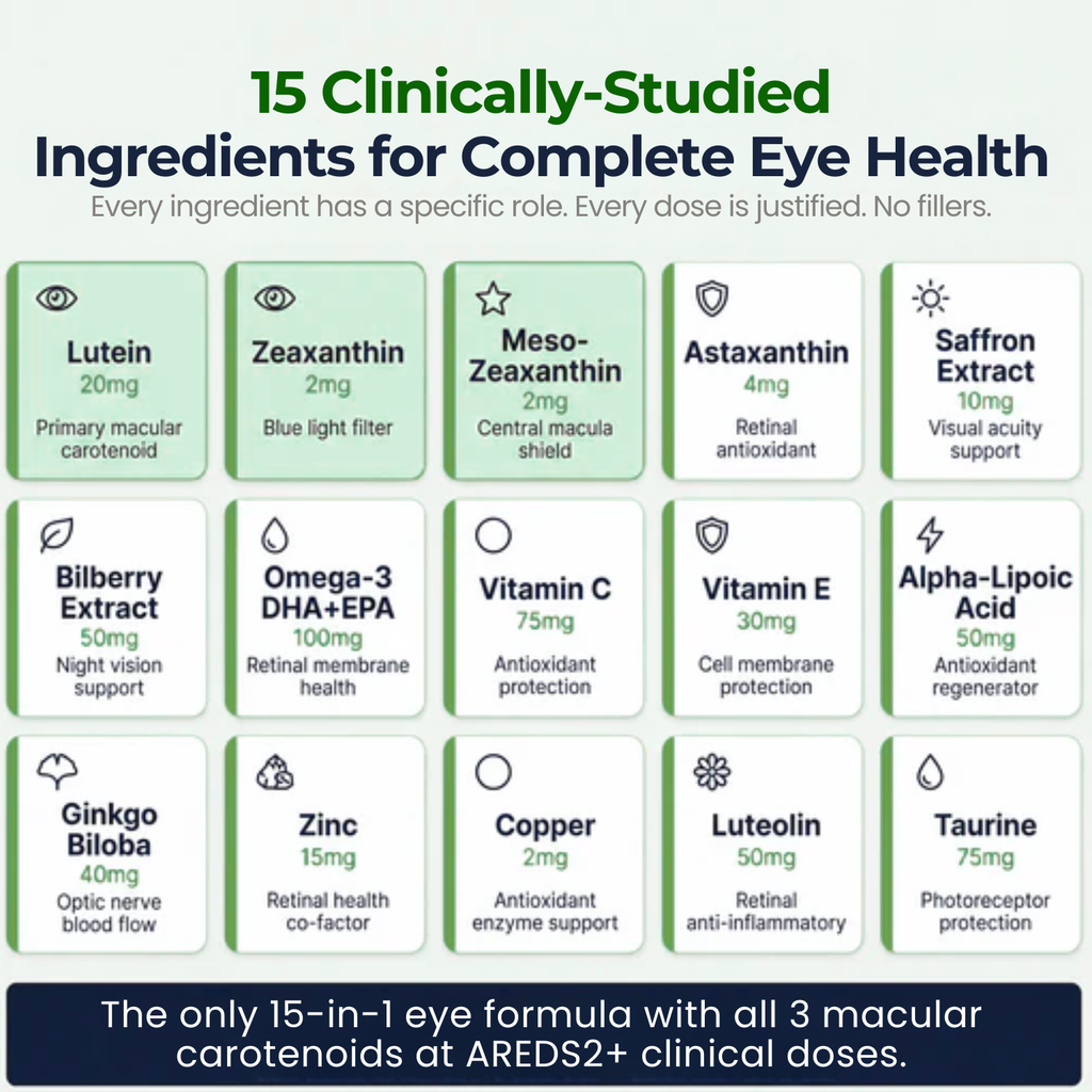 Retinova+ 15-in-1 Advanced Eye Formula