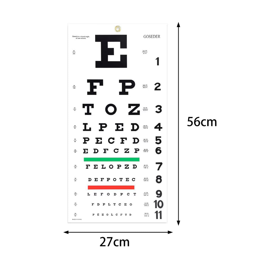 Retinova+ Snellen Eye Chart