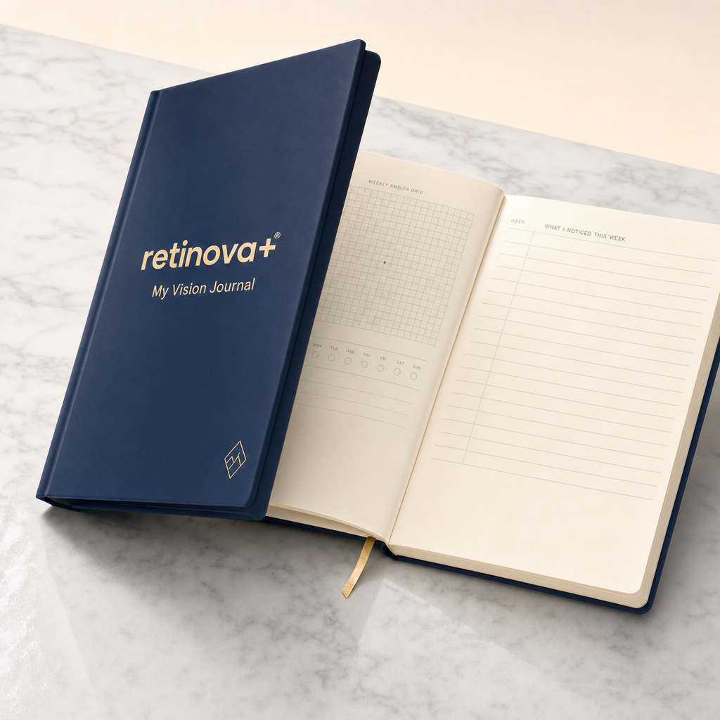 FREE Retinova+ Vision Progress Journal (Worth $25)