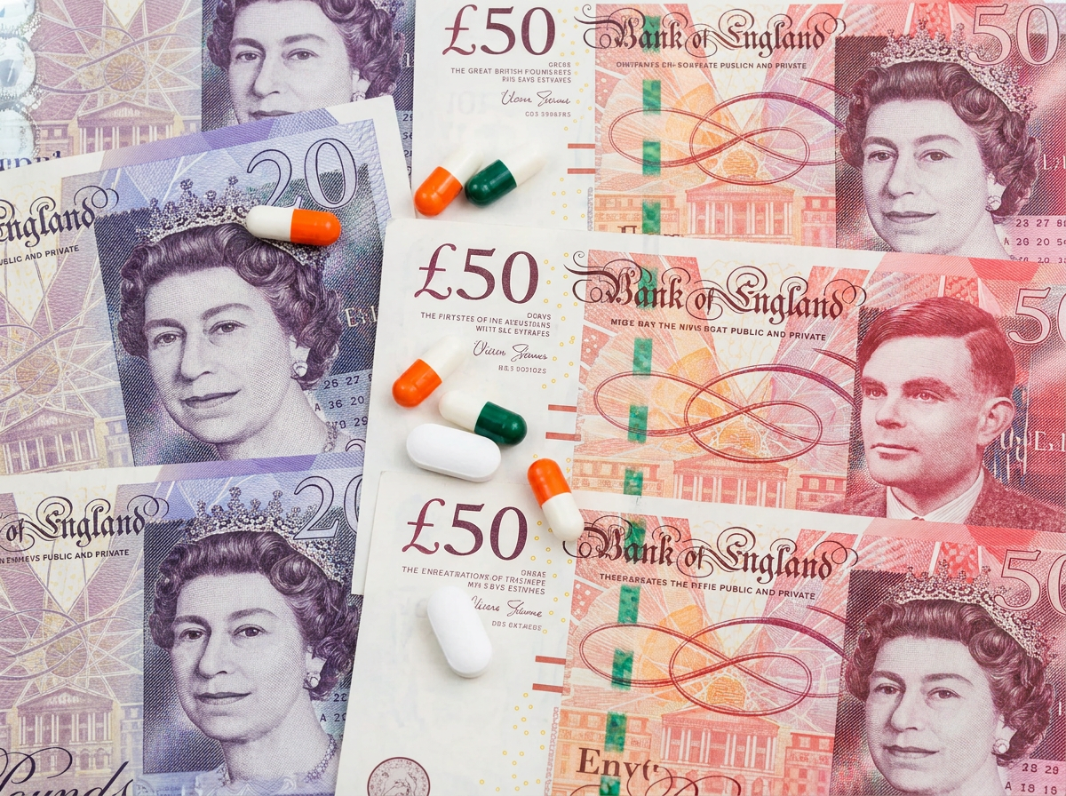 cash + pills photo